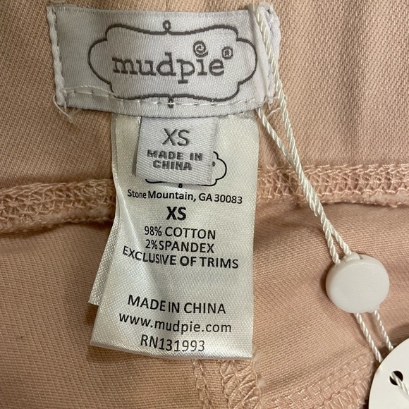 Mud Pie Harlyn Fringe Blush Jeans Size XS NWT - Picture 5 of 6